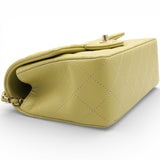 Chanel Mini Rectangular Top Handle Flap Bag Lambskin