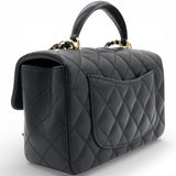 Chanel Mini Top Handle Rectangular Flap Black