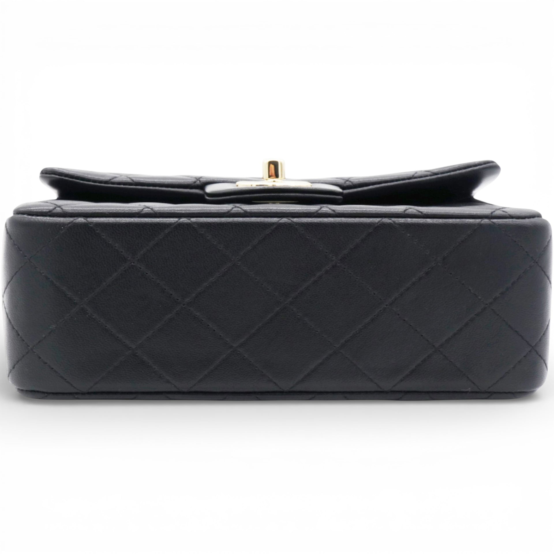 Chanel Mini Top Handle Rectangular Flap Black