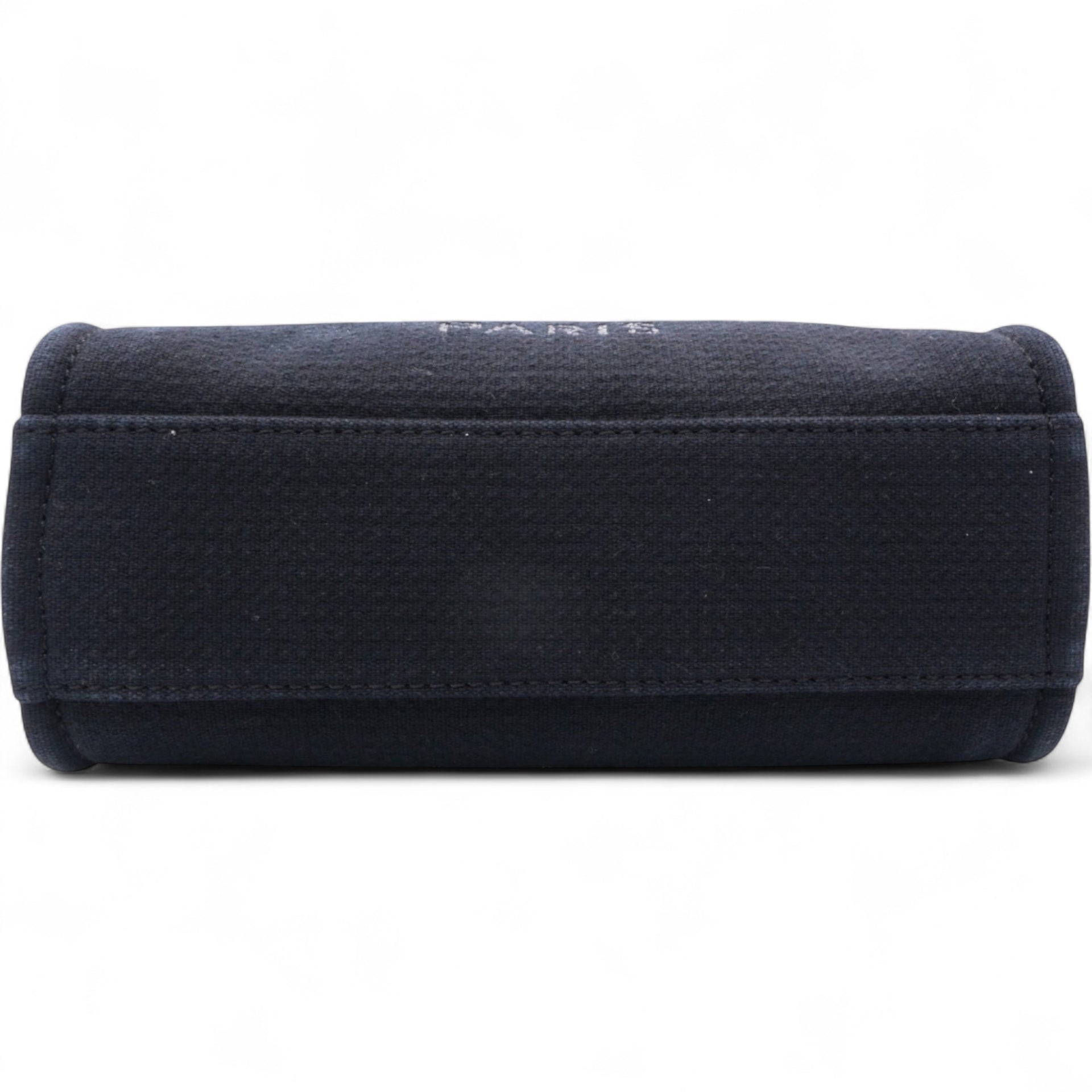 Chanel Mixed Fibers Small Deauville Tote Navy 