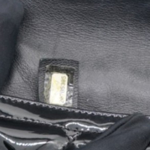 Chanel Patent Quilted Small Coco Shine Flap Black 