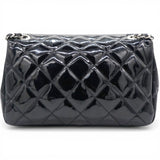 Chanel Patent Quilted Small Coco Shine Flap Black 
