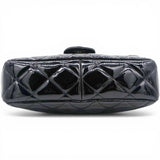 Chanel Patent Quilted Small Coco Shine Flap Black 