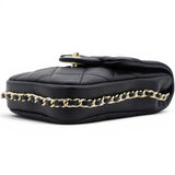 Chanel Phone Holder With Pearl Chain 