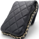 Chanel Phone Holder With Pearl Chain 