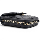 Chanel Phone Holder With Pearl Chain 