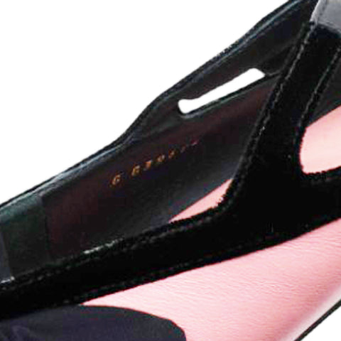 Chanel Pink Leather 22k Mary Jane Ballet Flats Shoe Size38 
