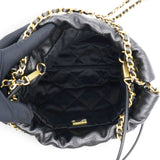 Chanel Shiny Calfskin Quilted Mini Chanel 22 Black 