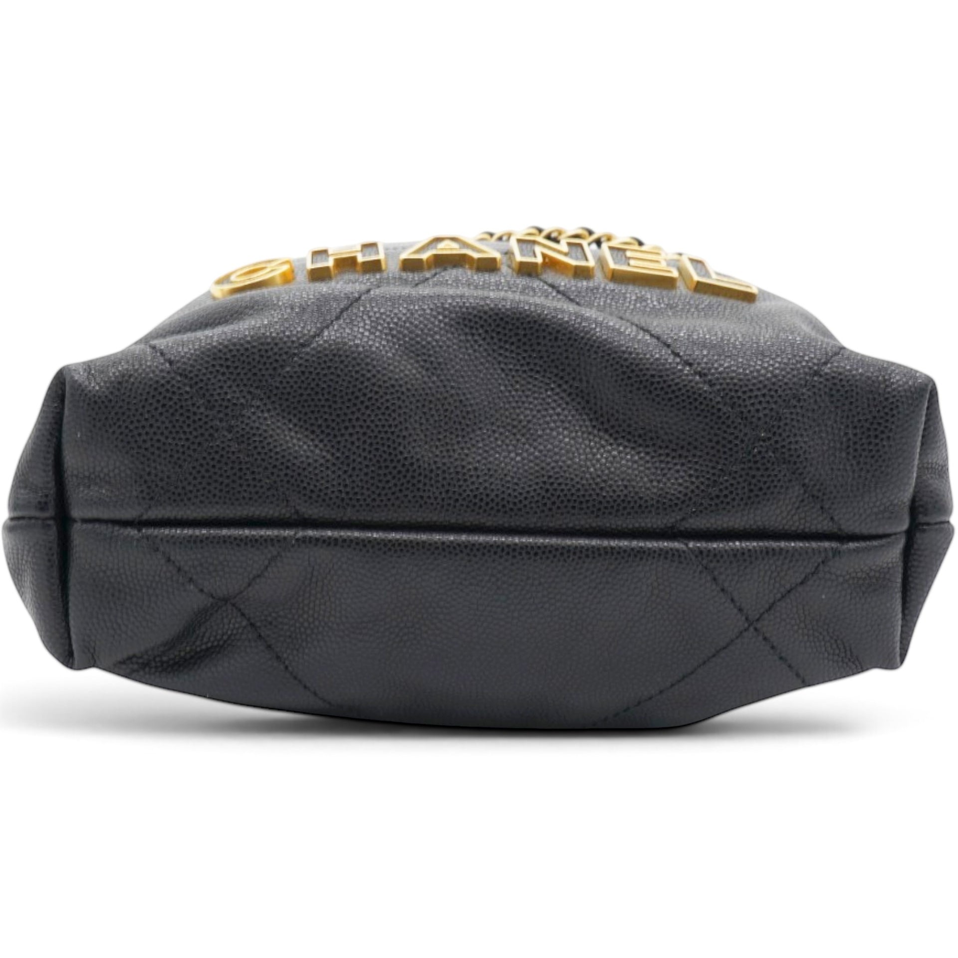 Chanel Shiny Calfskin Quilted Mini Chanel 22 Black 