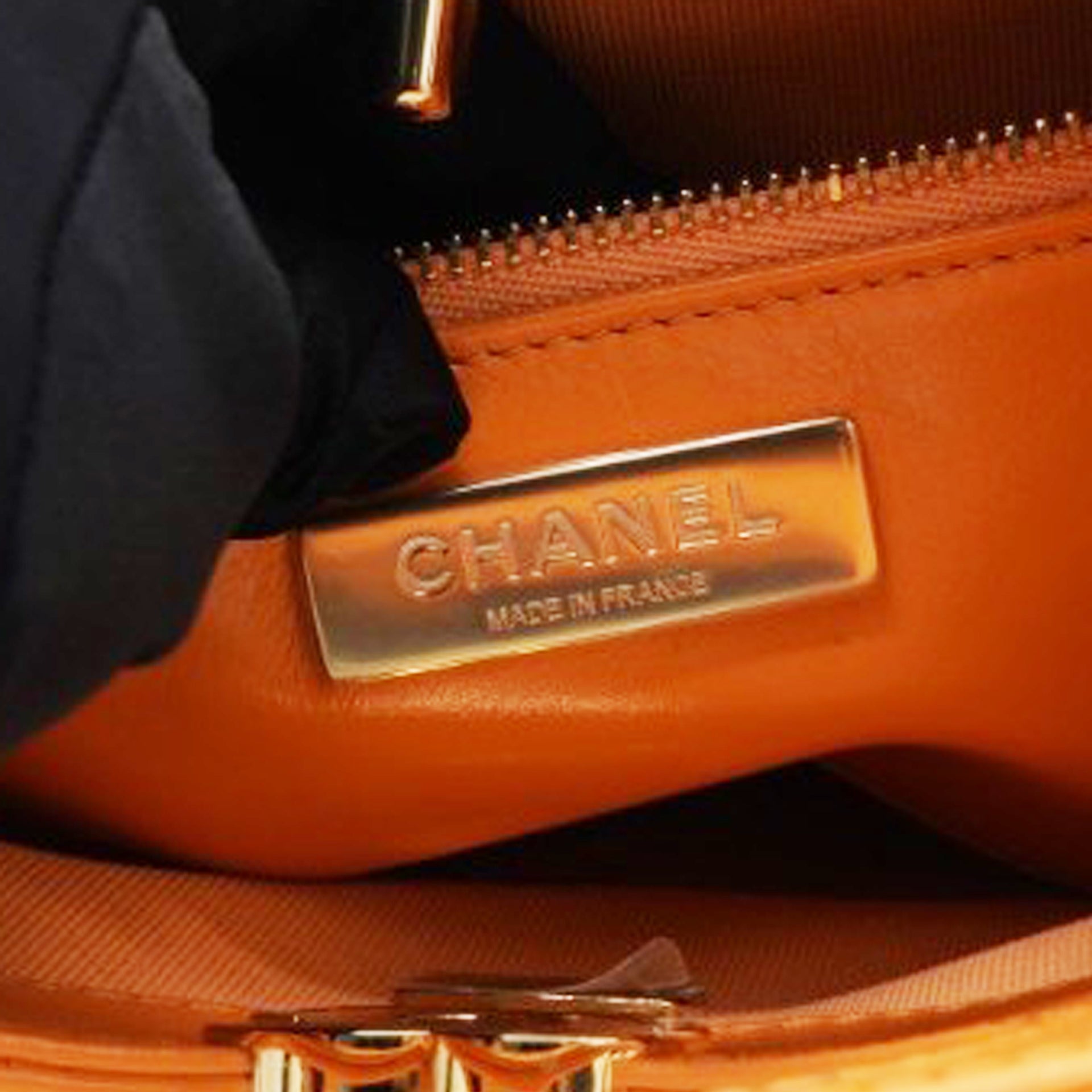 Chanel Shiny Crumpled Calfskin Quilted Mini 31 Shopping Bag  