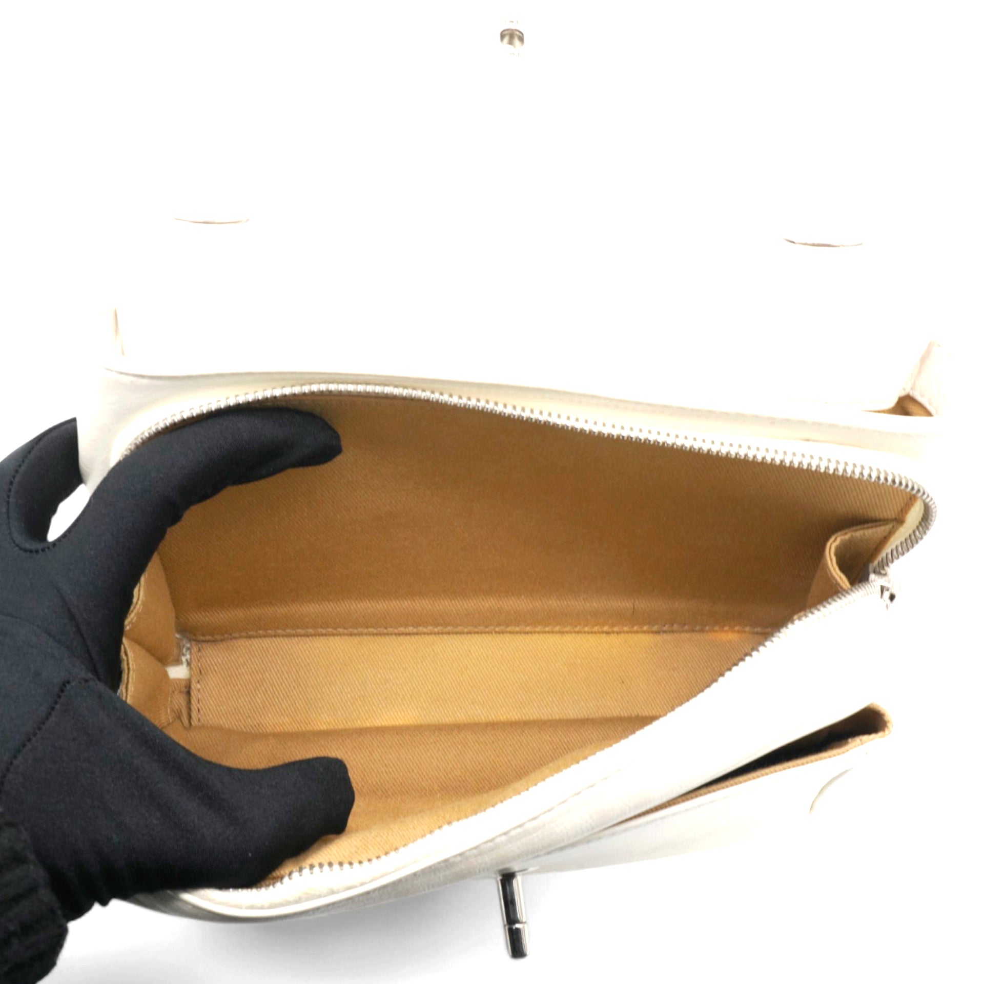 Chanel Square Flap Bag White 