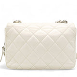 Chanel Square Flap Bag White 