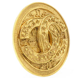 Chanel Vintage Grapevine CC Brooch 