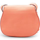 Chloe Leather Small Marcie Saddle Bag Wood Rose 