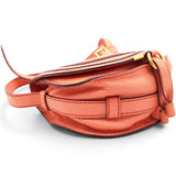 Chloe Leather Small Marcie Saddle Bag Wood Rose 