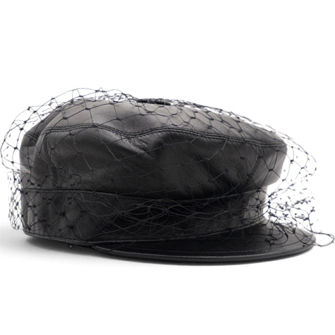 Christian Dior Arty Veil Newsboy Cap Size57 