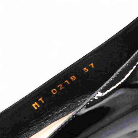 Christian Dior Black Patent Leather Pointed Toe Pumps Size37 