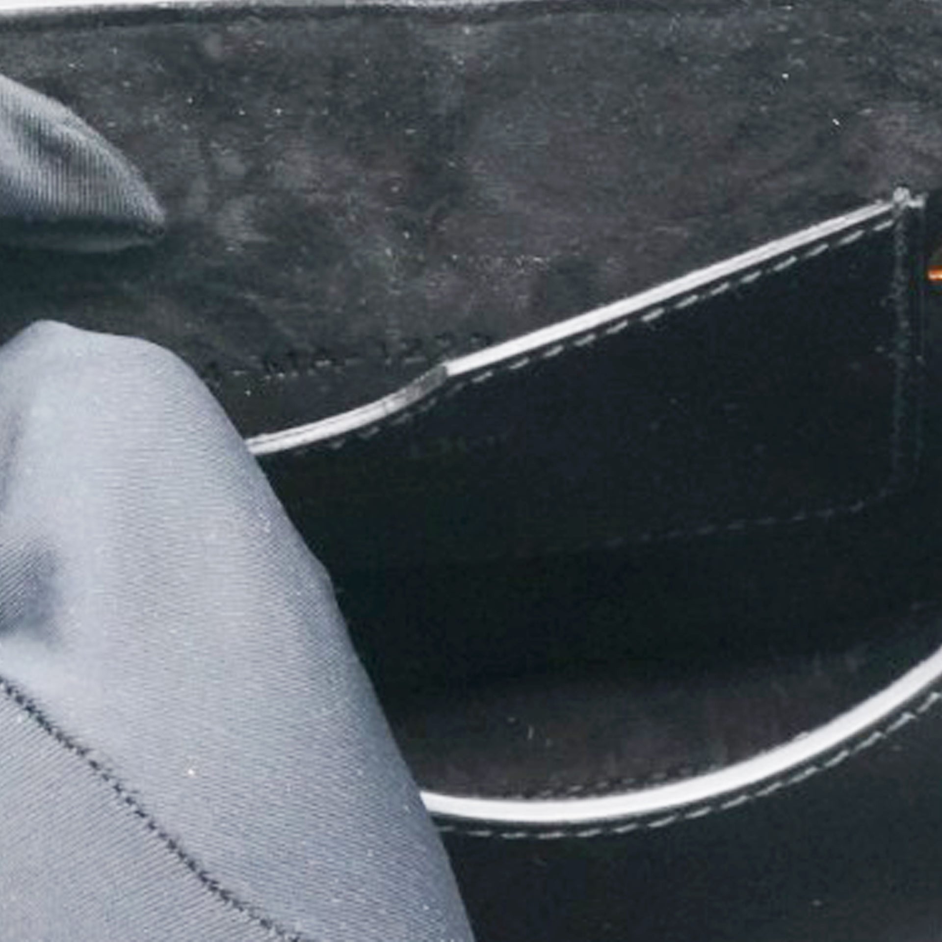 Christian Dior Box Leather Bobby Flap Black