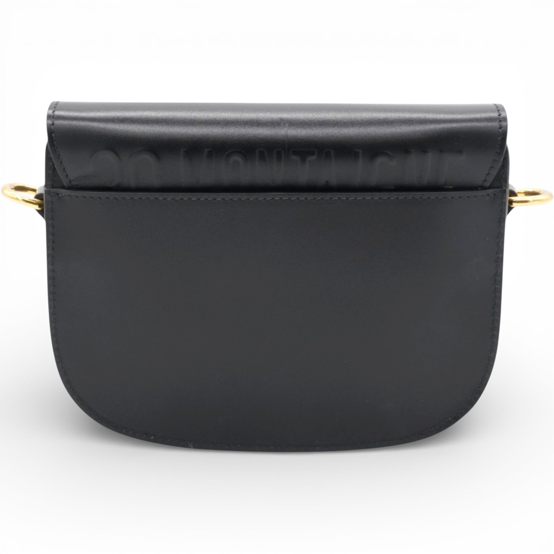 Christian Dior Box Leather Bobby Flap Black