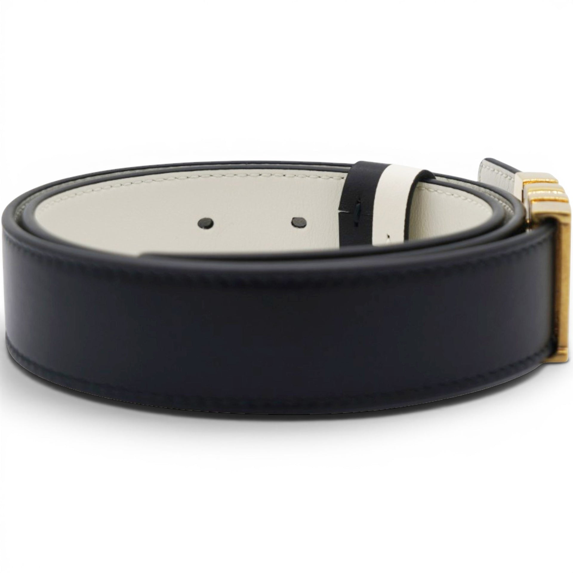 Christian Dior Calfskin D Fence Belt 70 