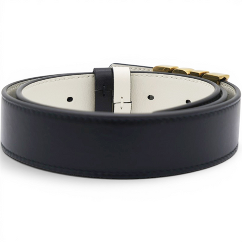 Christian Dior Calfskin D Fence Belt 70 