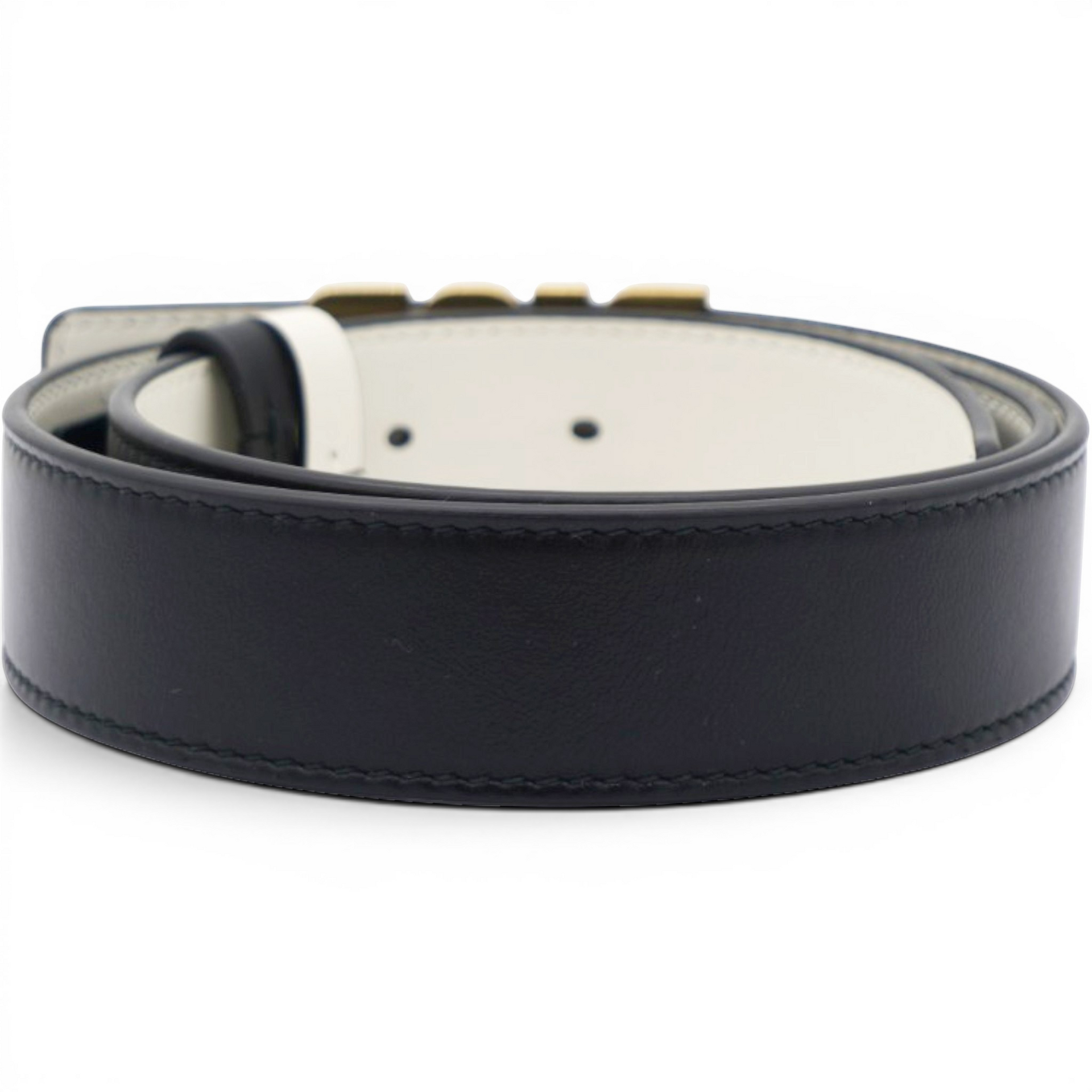 Christian Dior Calfskin D Fence Belt 70 