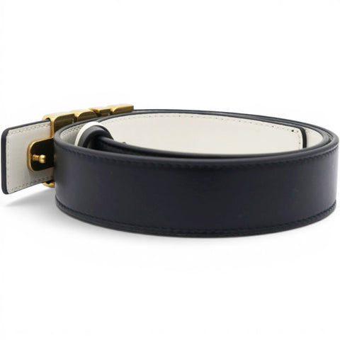 Christian Dior Calfskin D Fence Belt 70 