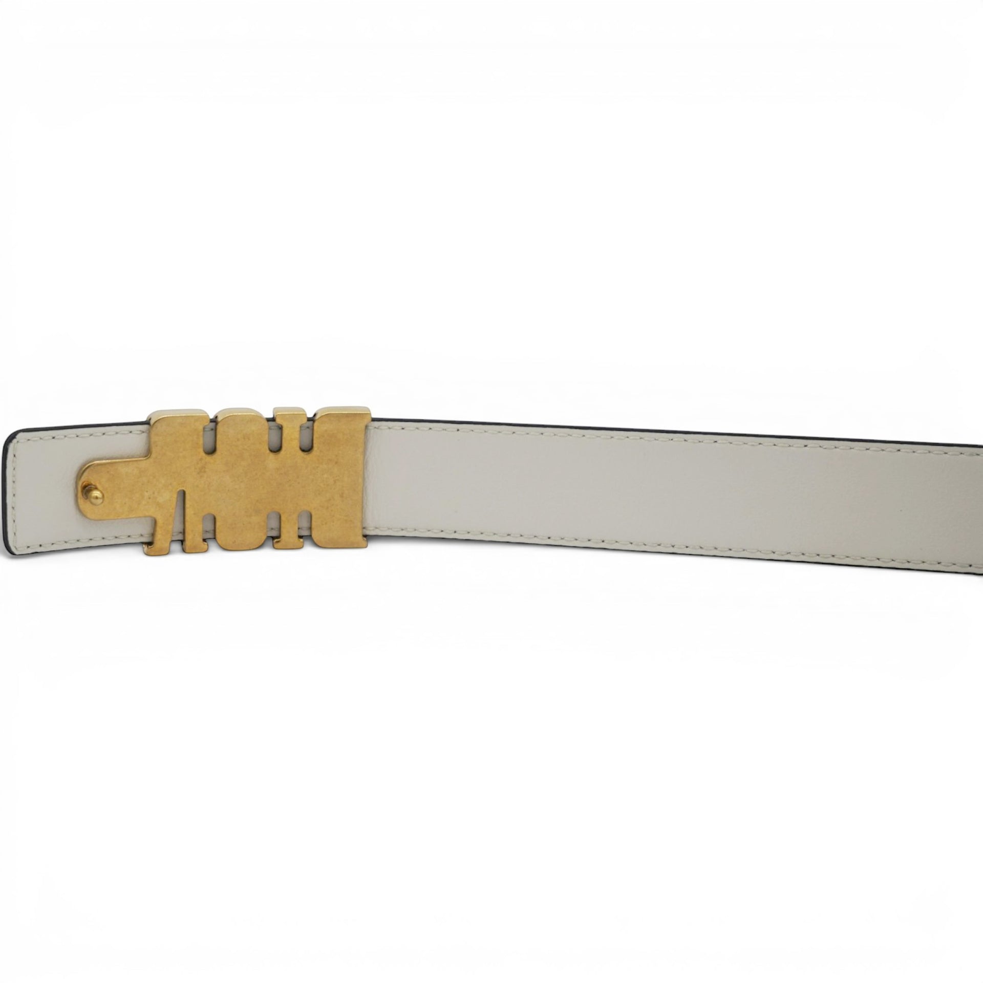 Christian Dior Calfskin D Fence Belt 70 