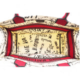  Christian Dior Canvas Embroidered Medium Dioramour Graffiti Book Tote Latte Multicolor 