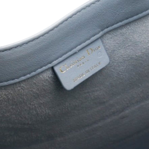 Christian Dior Embossed Medium Book Tote Cloud Blue