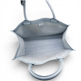 Christian Dior Embossed Medium Book Tote Cloud Blue