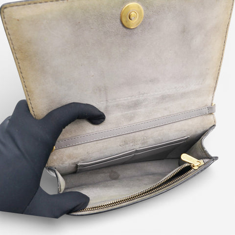 Christian Dior J'Adior Wallet on Chain Pouch Grey 