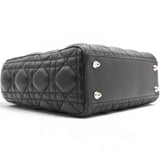 Christian Dior Lambskin Cannage Small My ABCDior Lady Dior Black 