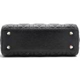 Christian Dior Lambskin Cannage Small My ABCDior Lady Dior Black 