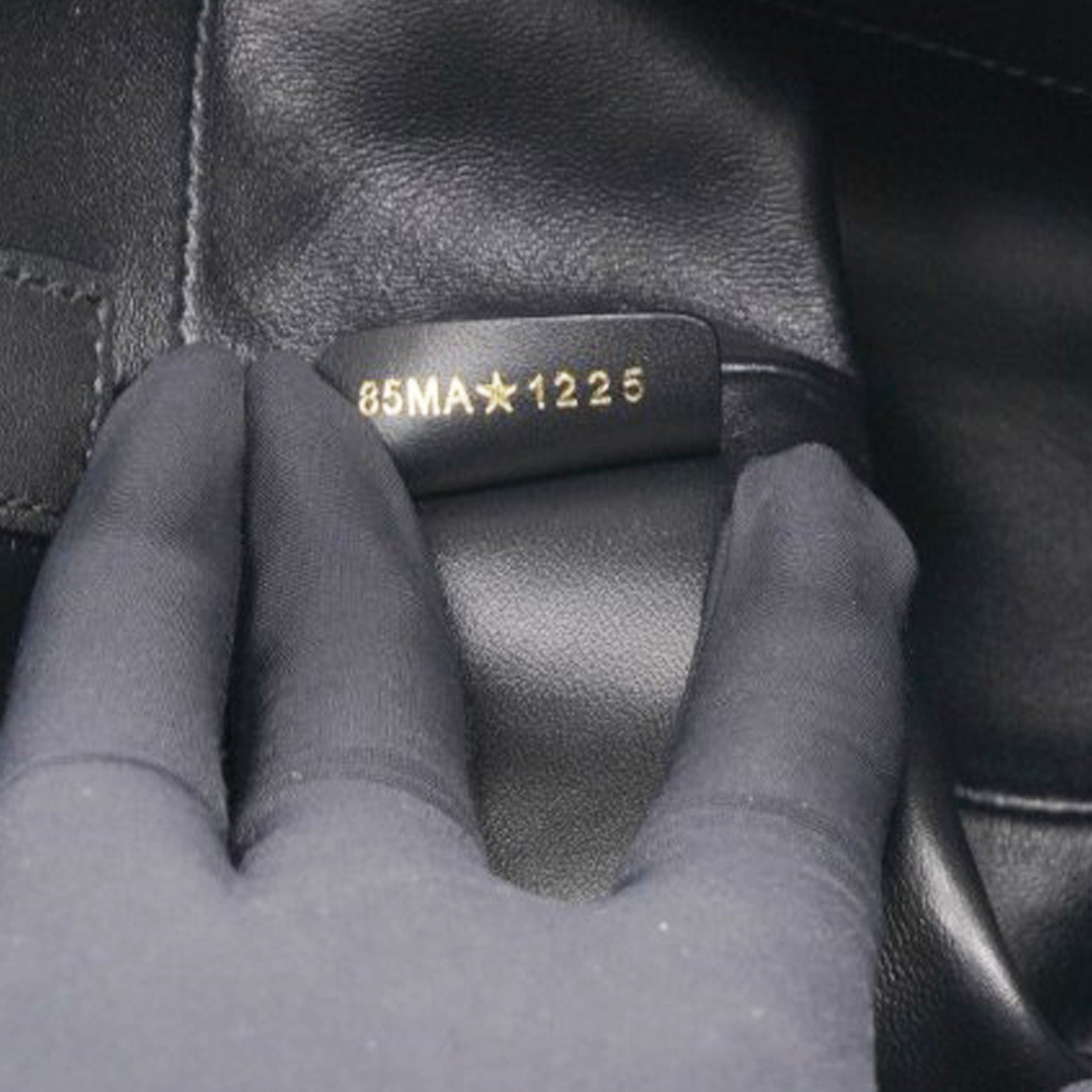 Christian Dior Macrocannage Small Toujours Vertical Tote Black 