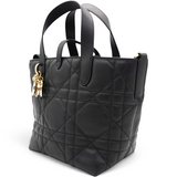 Christian Dior Macrocannage Small Toujours Vertical Tote Black 