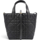 Christian Dior Macrocannage Small Toujours Vertical Tote Black 