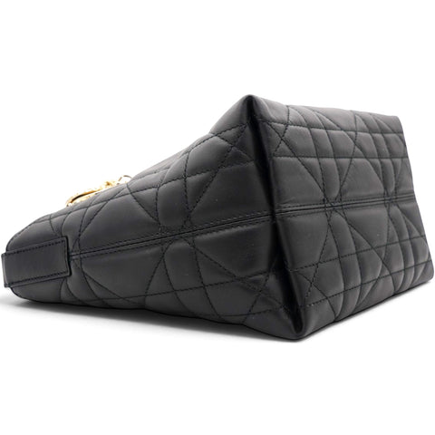 Christian Dior Macrocannage Small Toujours Vertical Tote Black 