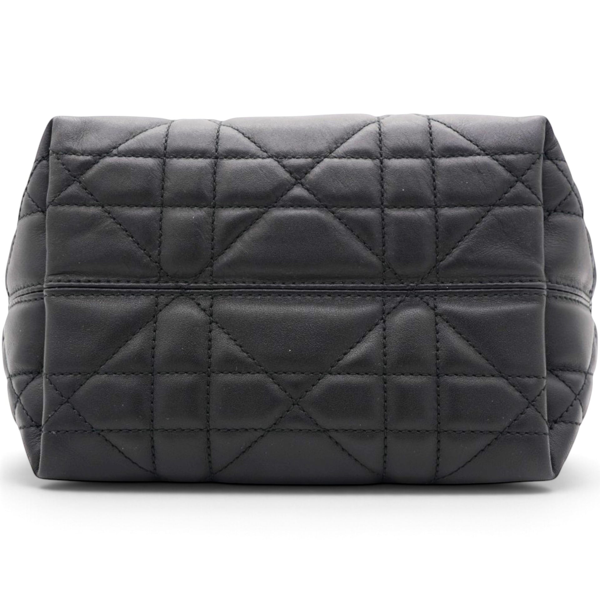 Christian Dior Macrocannage Small Toujours Vertical Tote Black 