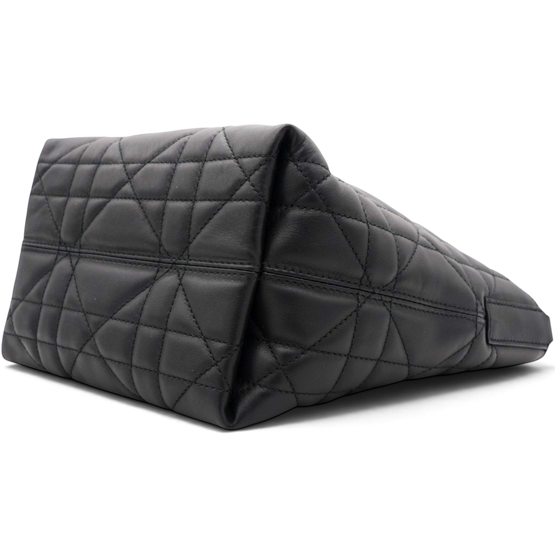 Christian Dior Macrocannage Small Toujours Vertical Tote Black 