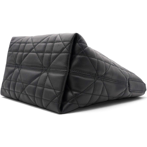 Christian Dior Macrocannage Small Toujours Vertical Tote Black 