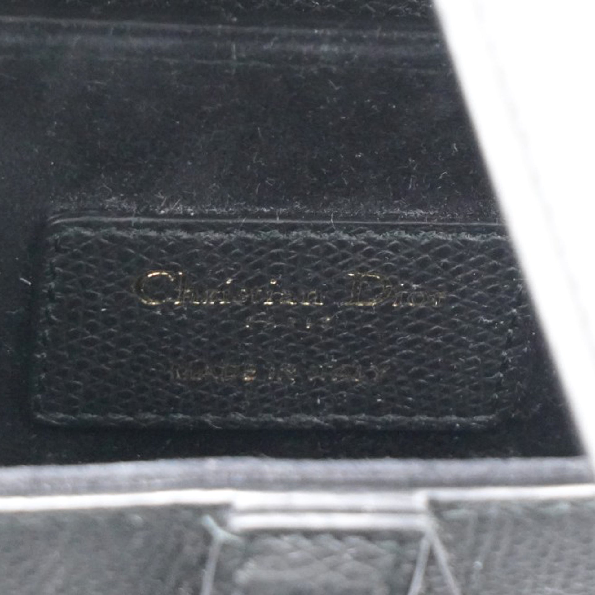 Christian Dior Mini Saddle Bag Black