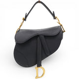 Christian Dior Mini Saddle Bag Black