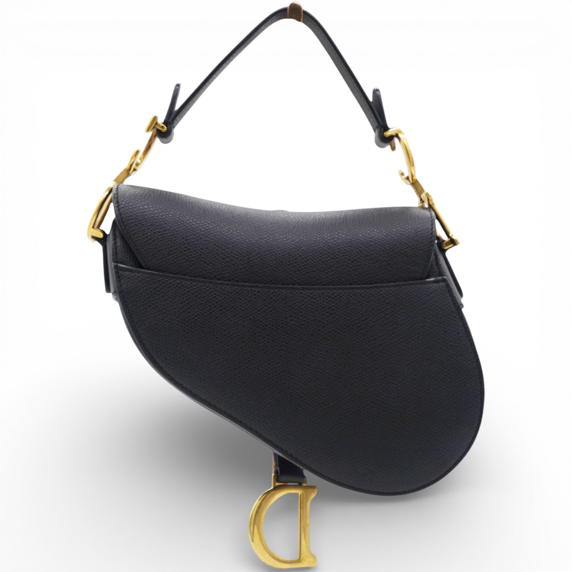 Christian Dior Mini Saddle Bag Black