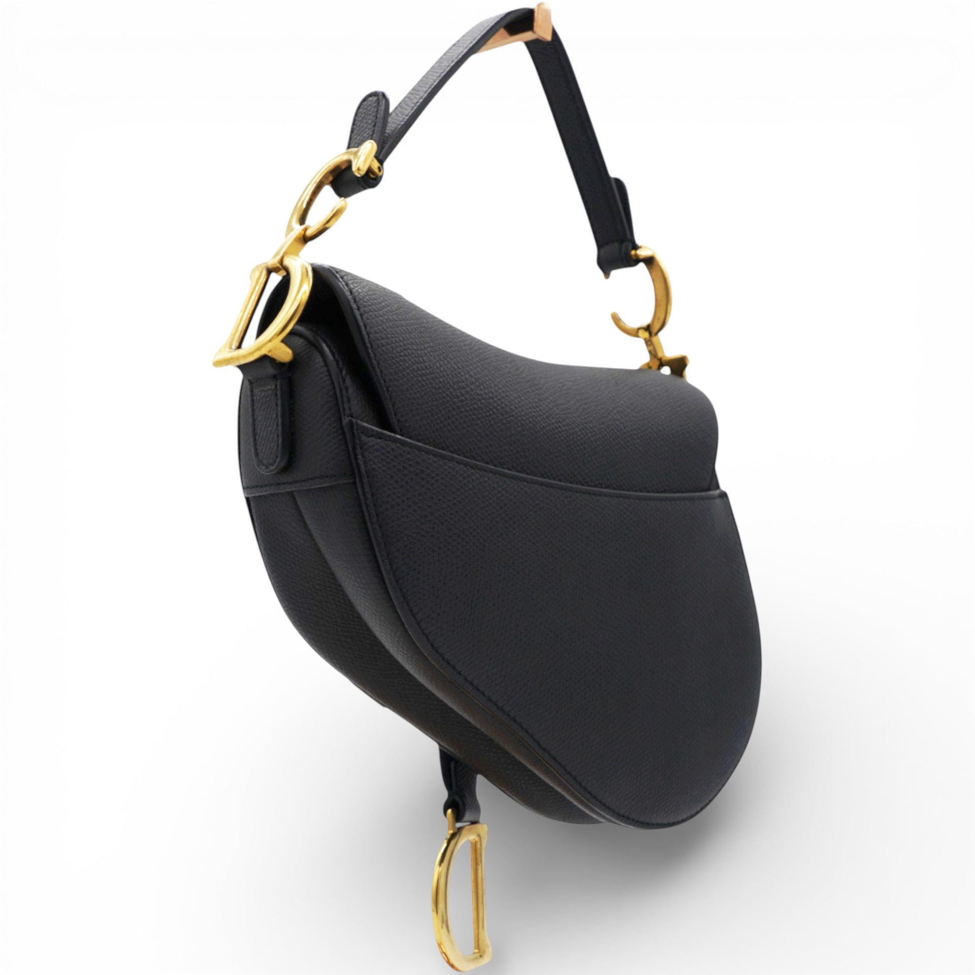 Christian Dior Mini Saddle Bag Black