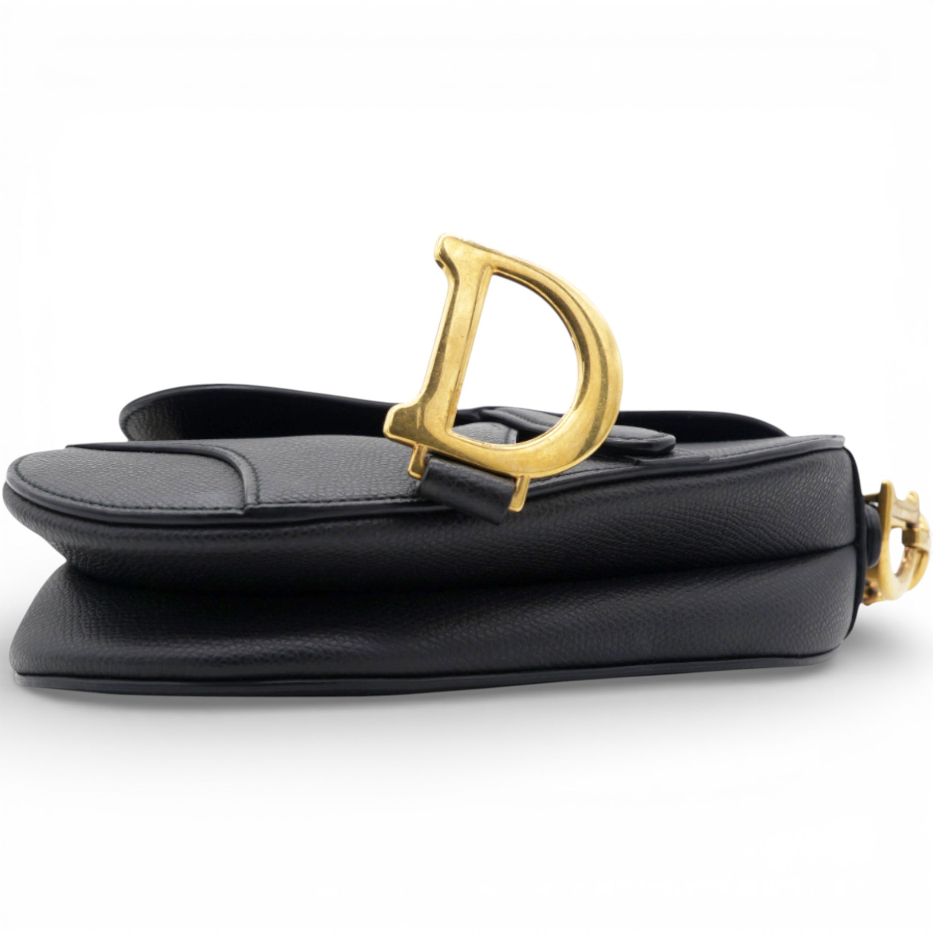 Christian Dior Mini Saddle Bag Black