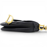 Christian Dior Mini Saddle Bag Black