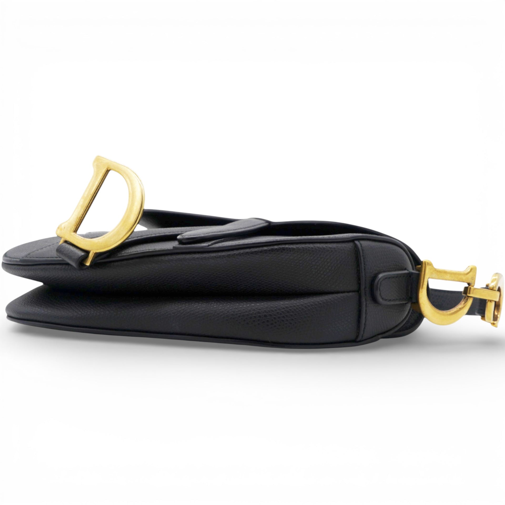 Christian Dior Mini Saddle Bag Black