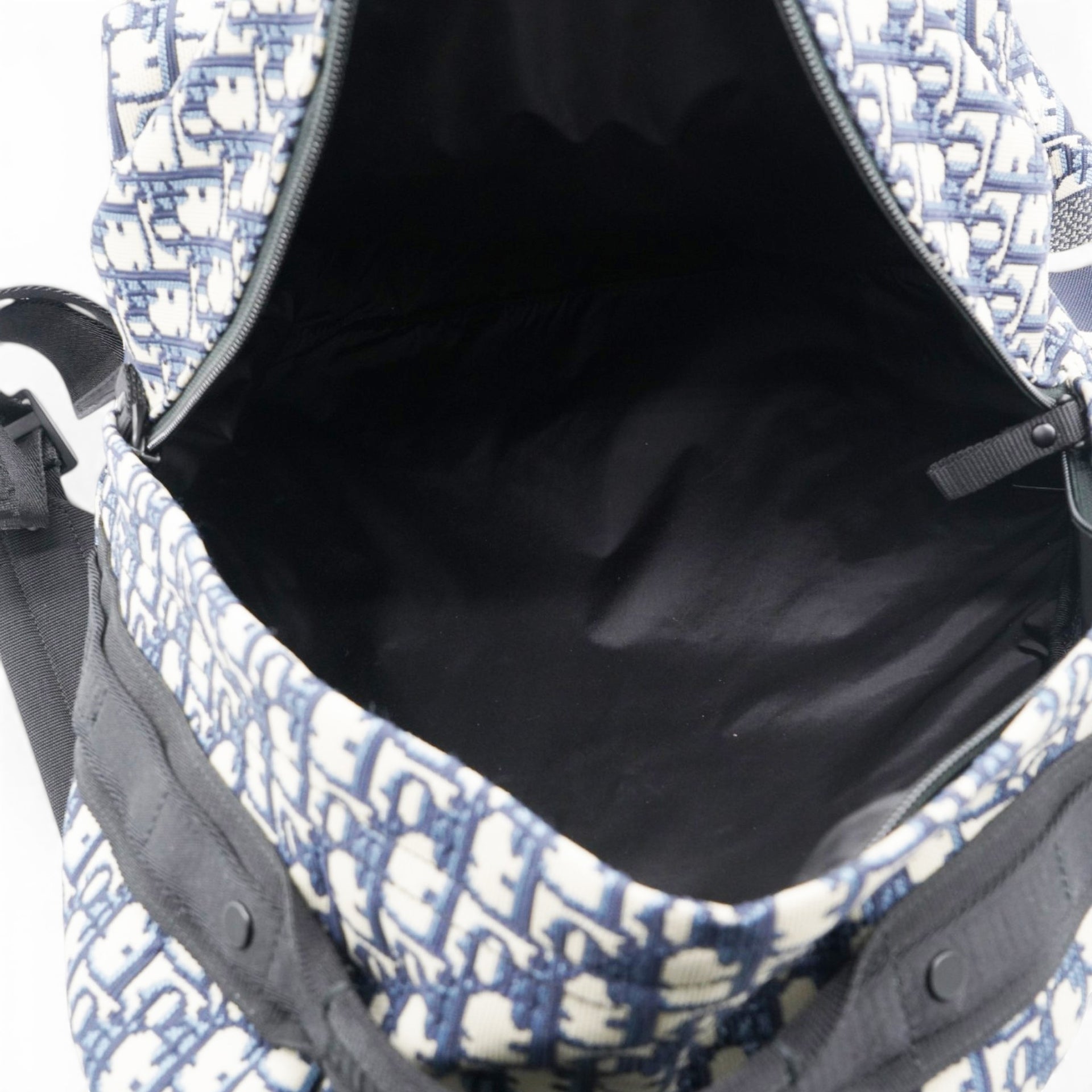 Christian Dior Oblique Diortravel Backpack Blue