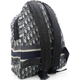 Christian Dior Oblique Diortravel Backpack Blue 